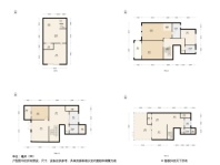 绿洲御园·壹佰墅下叠户型 4室3厅4卫1厨