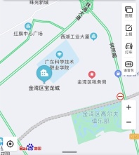 金湾宝龙城地图位置