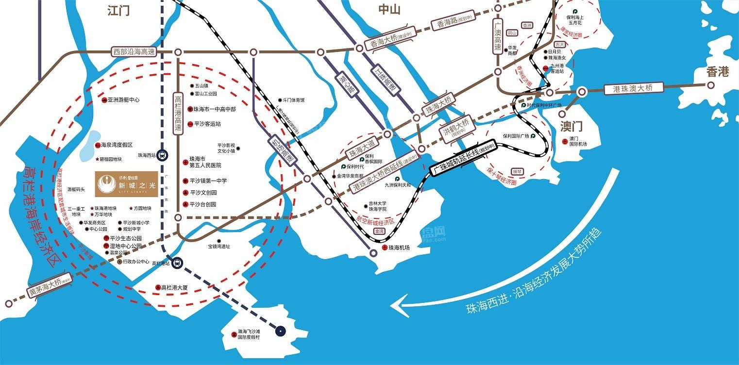 保利碧桂园新城之光区位图