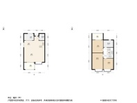 仙林首望城复式100㎡户型 3室2厅2卫1厨