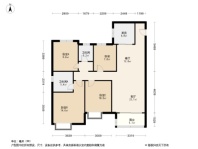 蓝光·钰泷府C户型 4室2厅2卫1厨