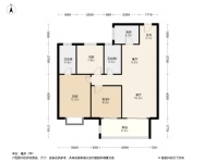 蓝光·钰泷府E户型105㎡ 3室2厅2卫1厨