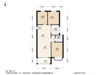 锦艺·云锦天章建面约103㎡ 3室2厅1卫1厨