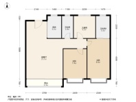 建业龙府A户型 3室2厅2卫1厨