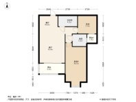 蓝湾印象两室两厅一卫 2室2厅1卫1厨