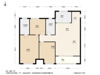 偃师建业·中州上院C2户型 3室2厅2卫1厨