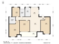 偃师建业·中州上院A户型 4室2厅2卫1厨