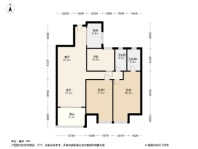 东展怡和园C1户型 3室2厅2卫1厨