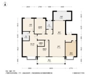 文乐山水上境F户型 5室2厅2卫1厨