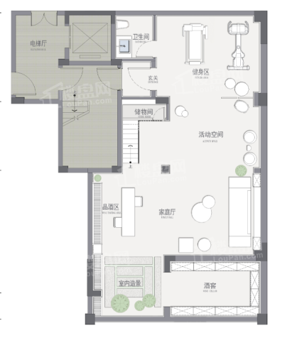 中粮瑞府下叠户型图