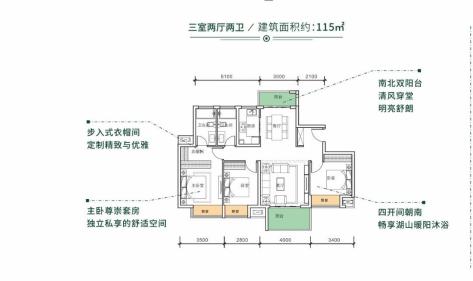 9期玖章户型115平方