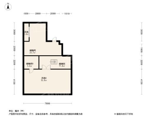 学府生活城E户型负一层 4室2厅2卫1厨