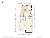 学府生活城F户型三层 4室2厅2卫1厨