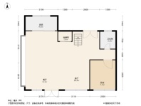 潍坊商谷200㎡别墅户型一层 4室2厅3卫1厨