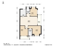 永鸿名城3居室户型图