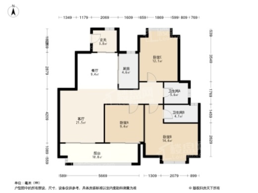 永鸿国际城户型图