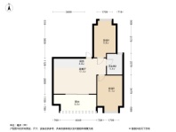 武夷建发·山外山2居室户型图