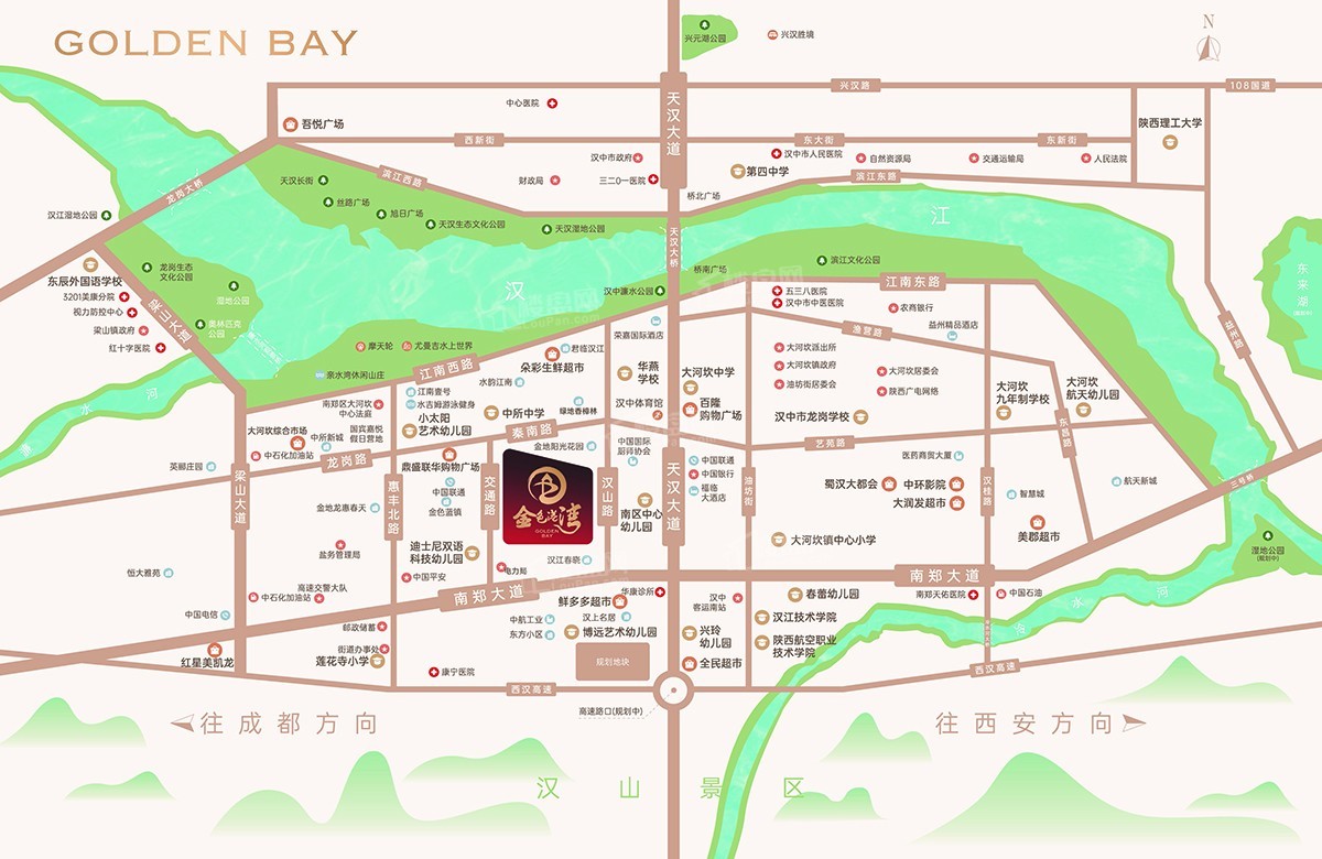 金色港湾位置图