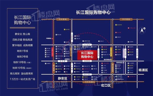 长江国际购物中心位置图
