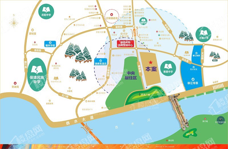 廊桥天街位置图