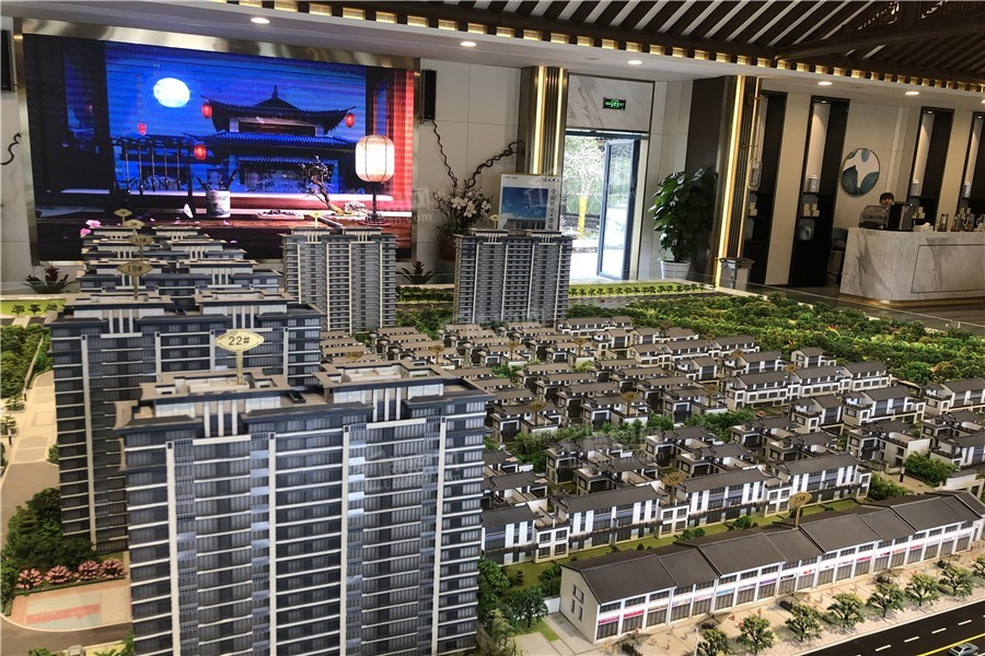 清风明月售楼部沙盘