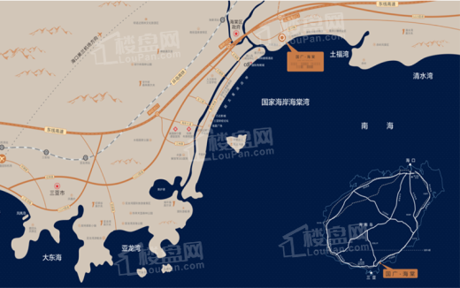 国广海棠湾位置图