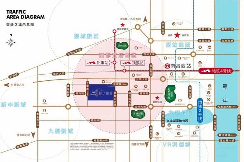 银亿朗境位置图