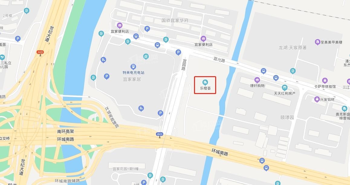 乐橙荟广场地图位置