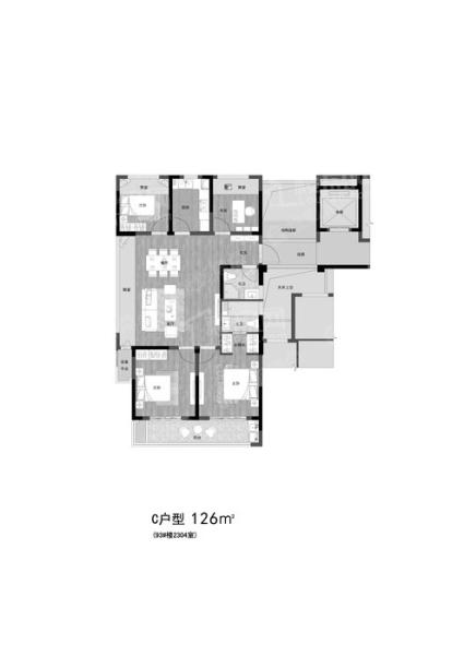 4室2厅2卫126平