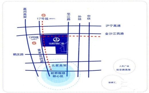 江桥万达广场位置图