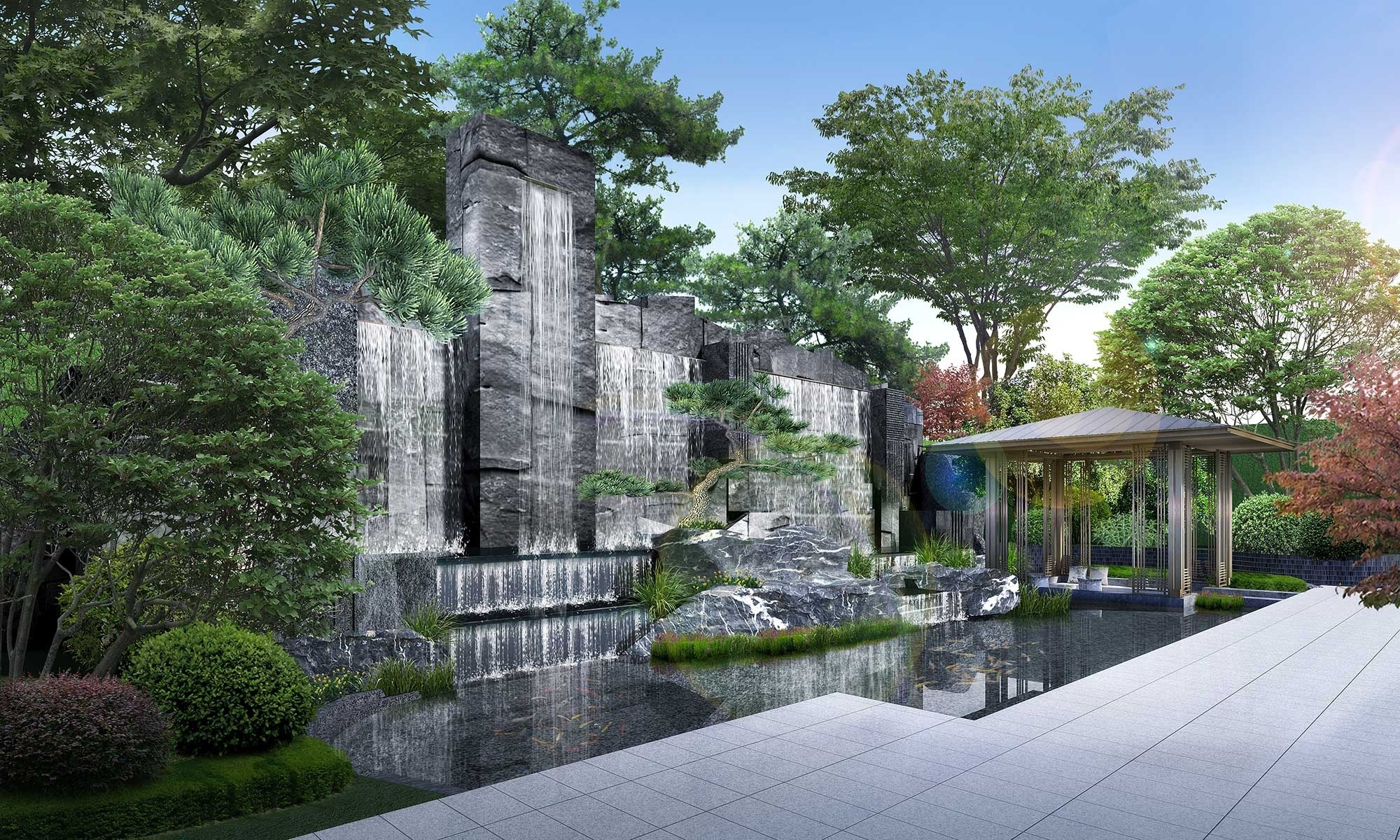 天正·山河玺院效果图