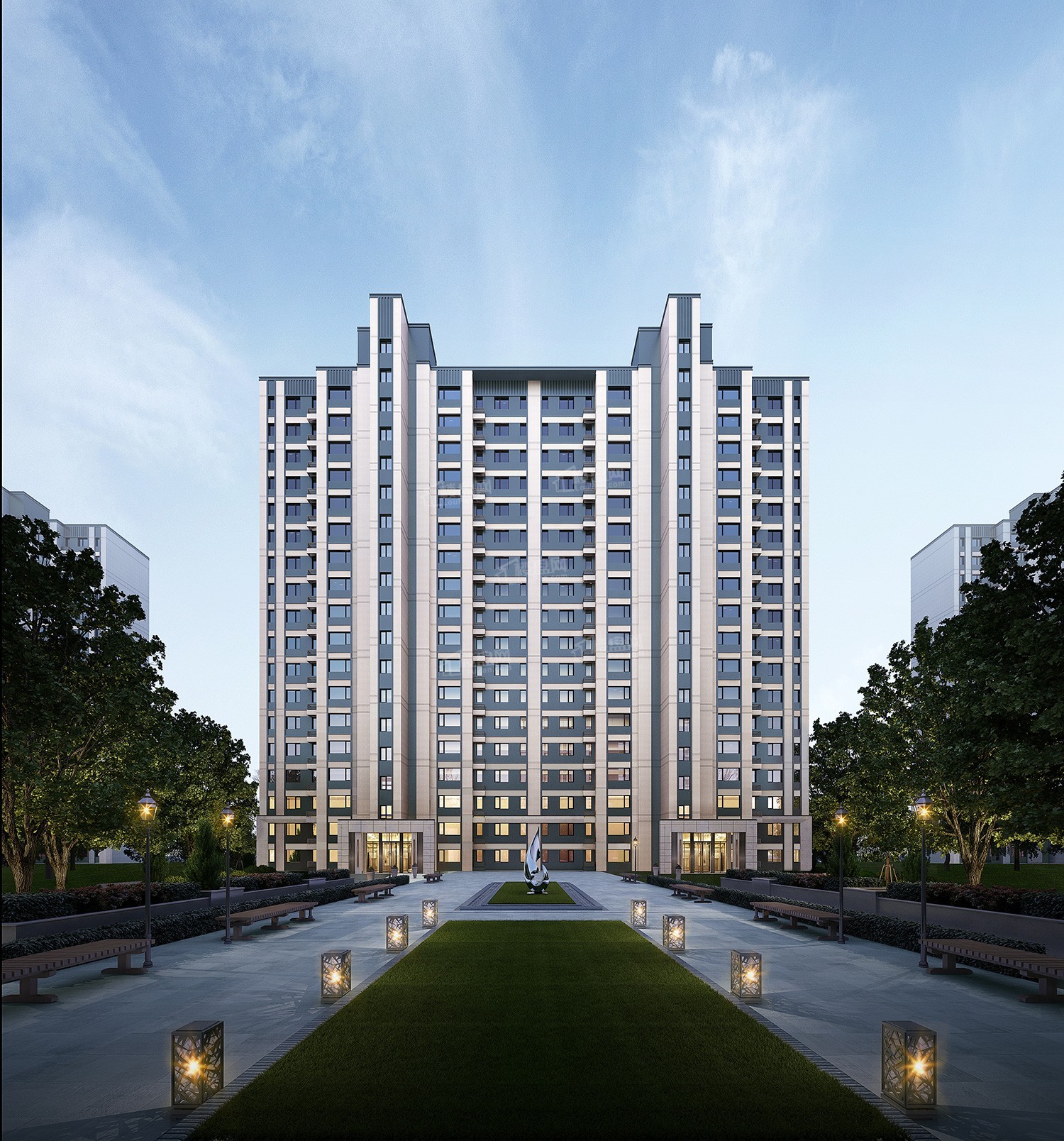 天正·山河玺院效果图