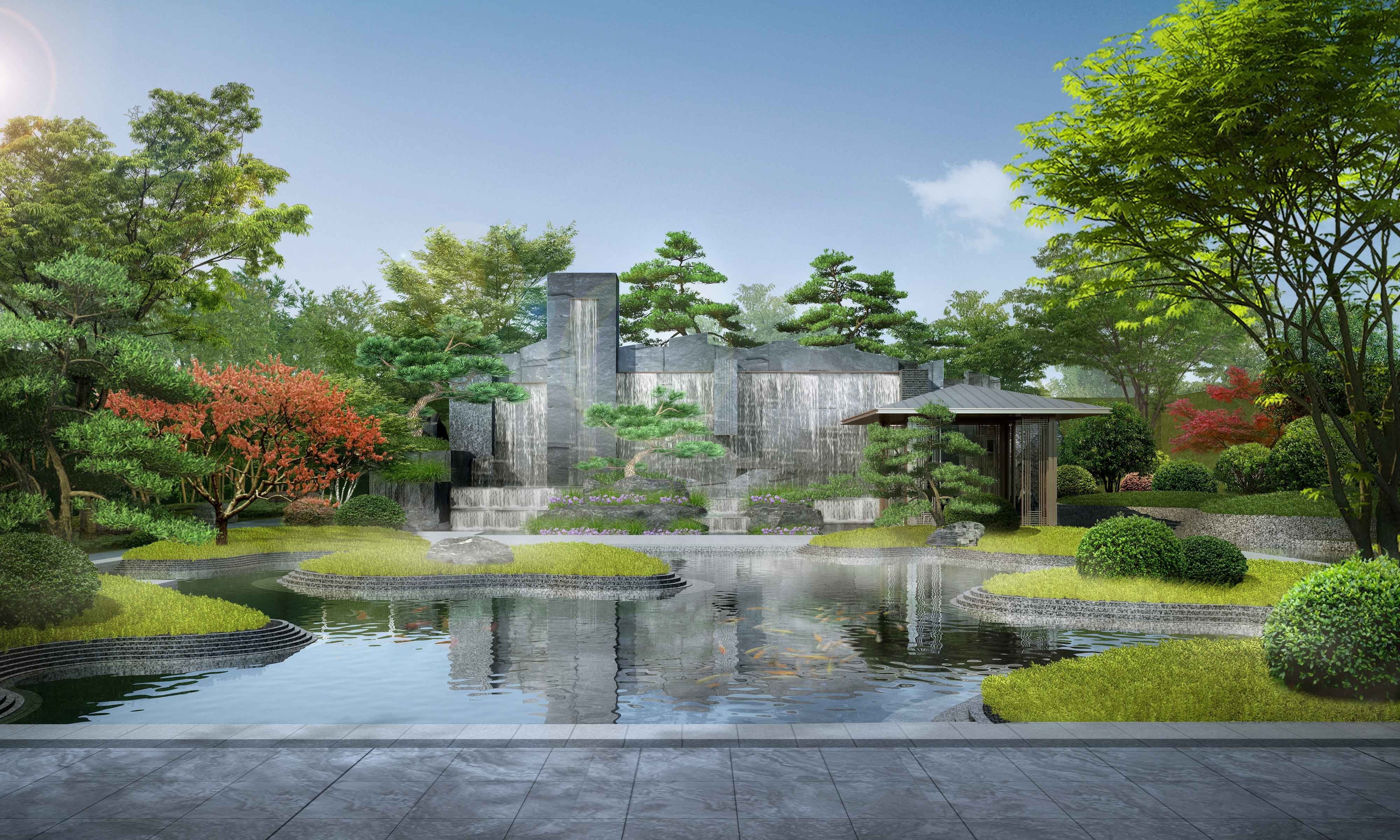 天正·山河玺院效果图