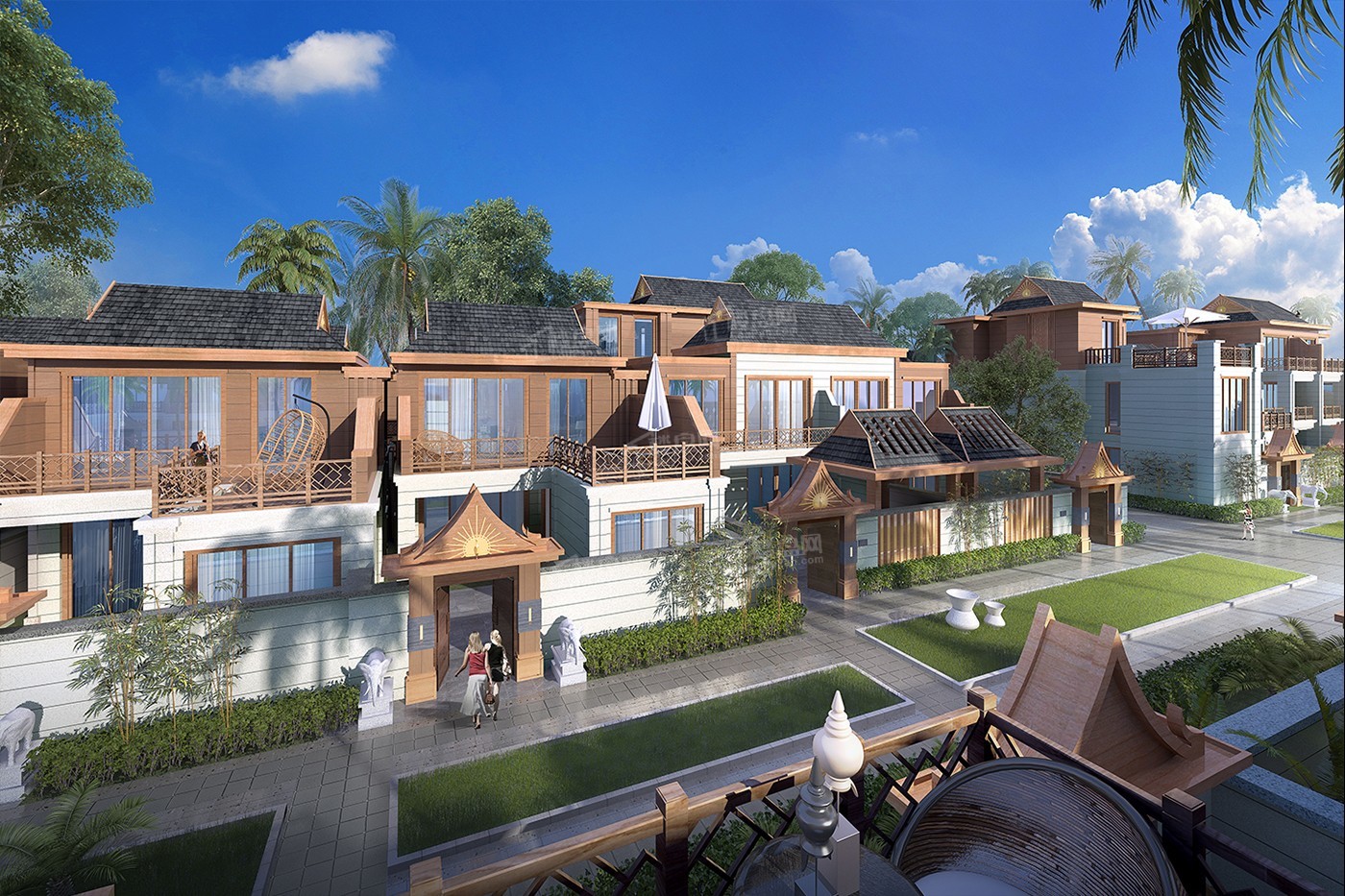 世外乡村·高黎贡勐赫小镇效果图