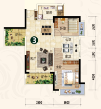 鼎湖山水名城户型图