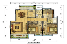 B1户型平面布置图