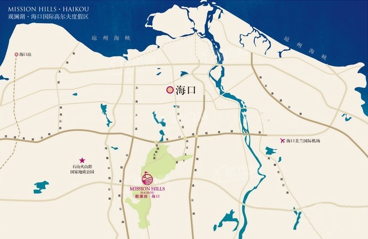 观澜湖中央公园区