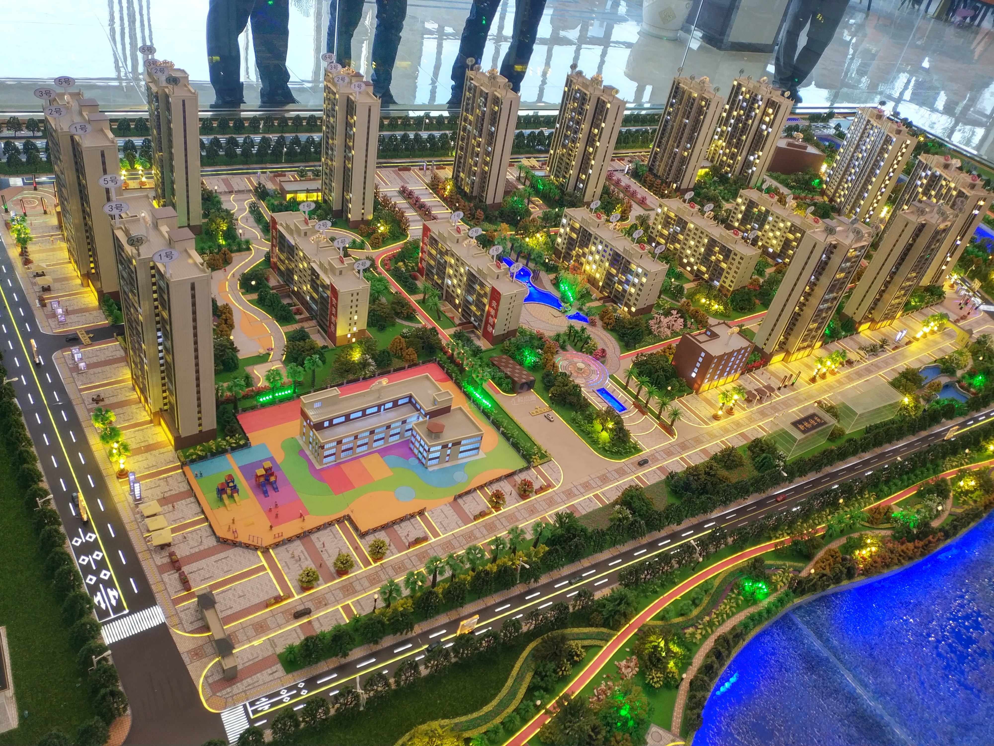 龚景·西河苑新营销中心沙盘(摄2021.4.10)