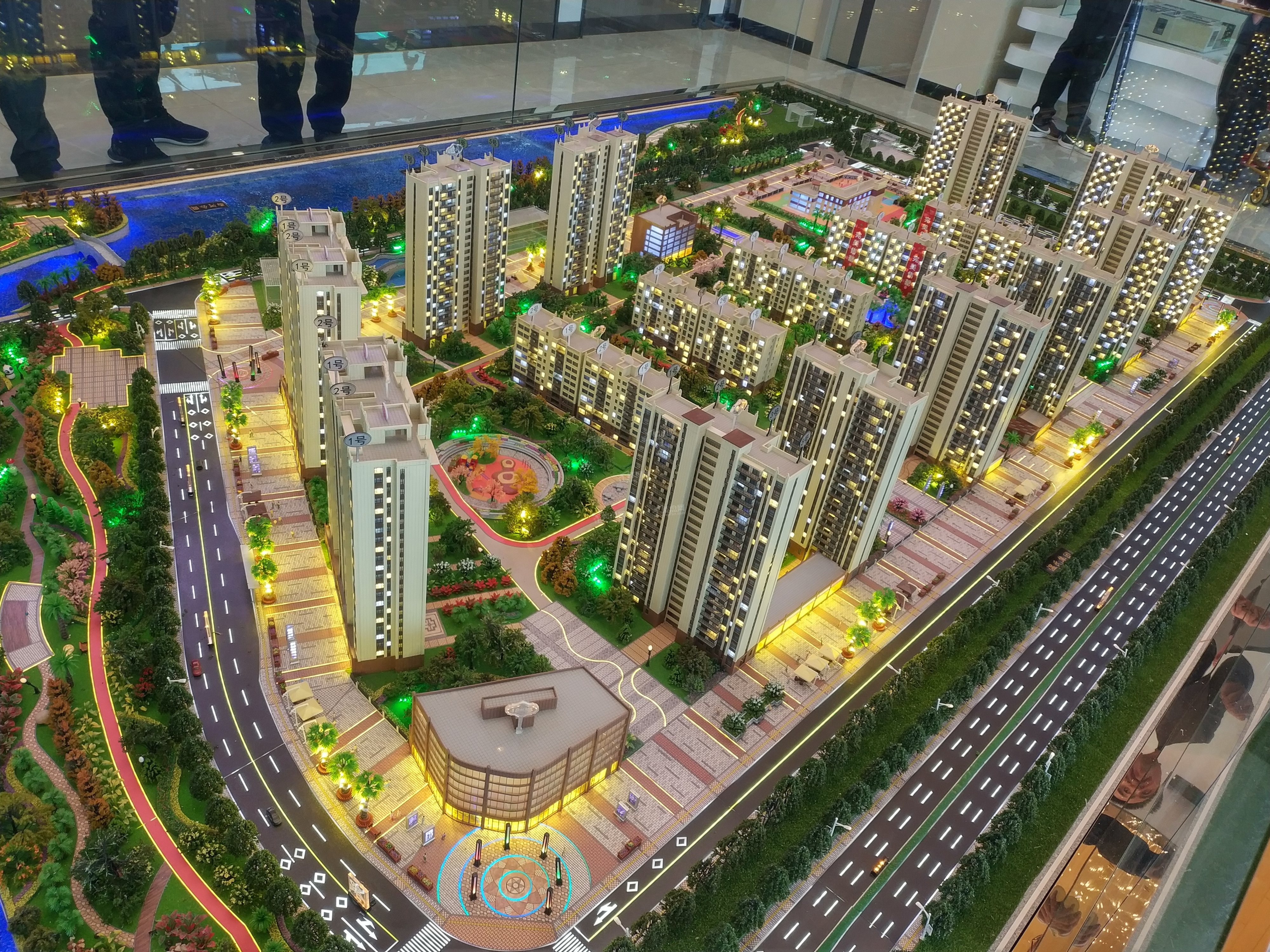 龚景·西河苑新营销中心沙盘(摄2021.4.10)