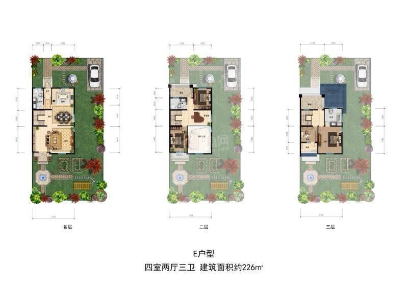 别墅-双拼约226平米