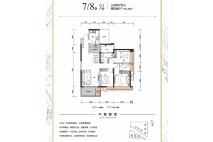 3室2厅2卫1厨约116.45m²