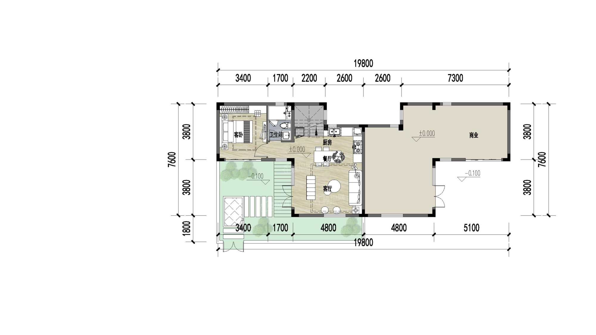 眉山融创江口水镇楼层平面图户型图