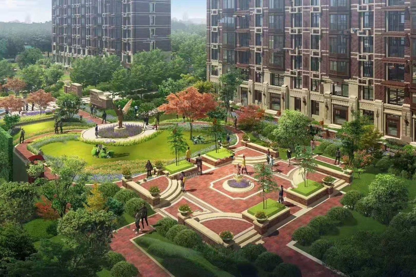 哈尔滨华南城·紫荆雅院效果图_实景图_样板间-哈尔滨楼盘网