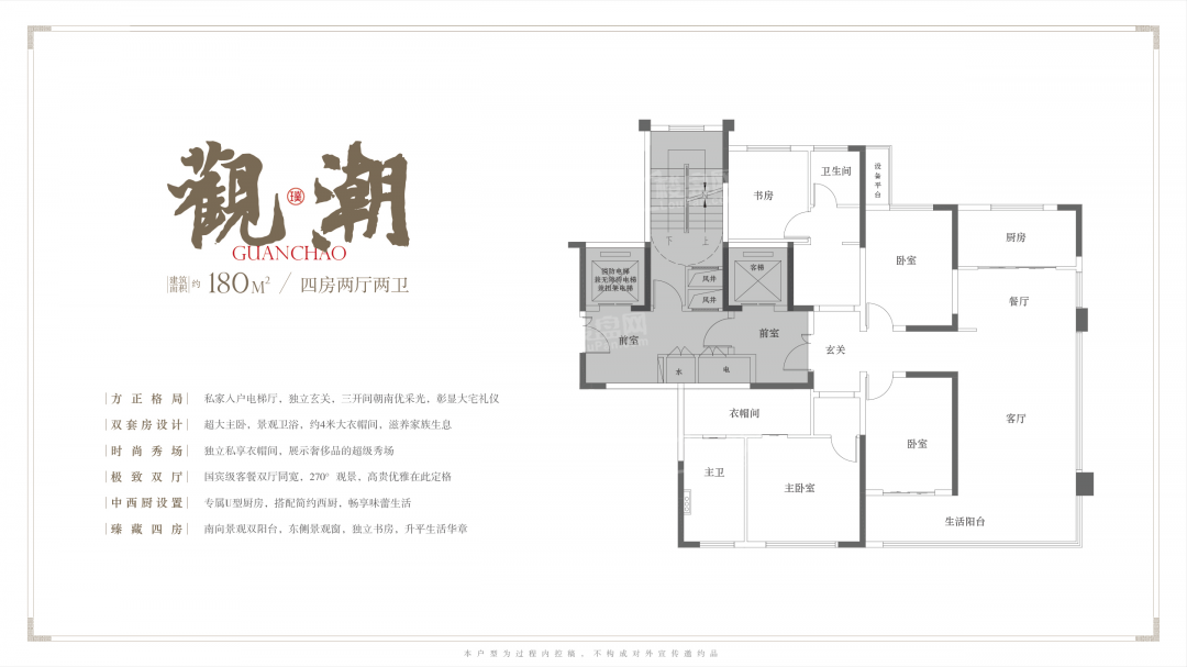 徐州璞樾御珑湖4室2厅2卫户型图-徐州楼盘网