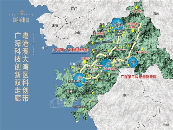 鼎峰松湖雅境位置图