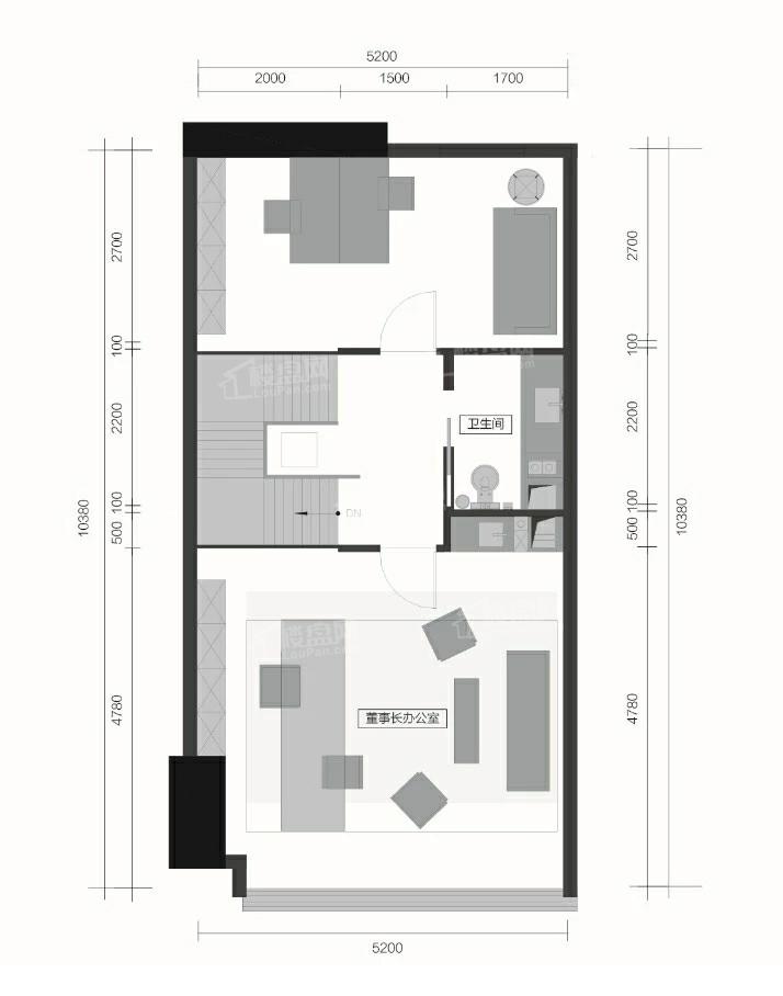 中创国际城派克公寓户型图