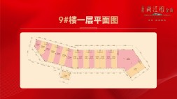 嘉福尚江府金街商铺9#1层平面图