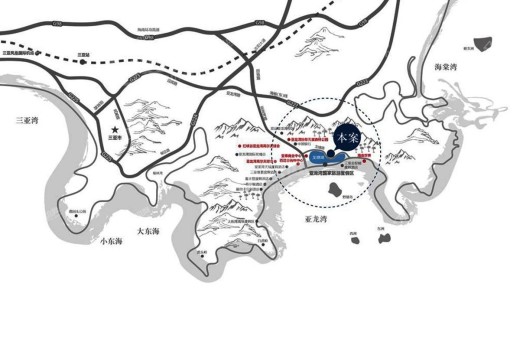 铂悦亚龙湾位置图