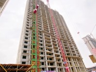 建业龙城府4月底工程进度06# 主体结构已完成，二次结构施工至17层