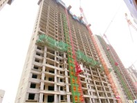 建业龙城府4月底工程进度05# 主体施工已完成，二次结构施工至28层